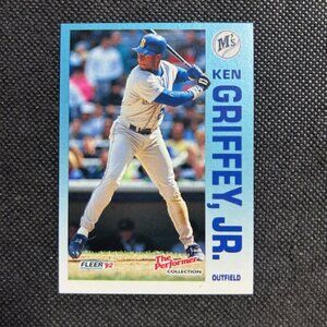 KEN GRIFFEY JR. 1992 Fleer 7 Eleven The Performer Collection #4 SEATTLE MARINERS